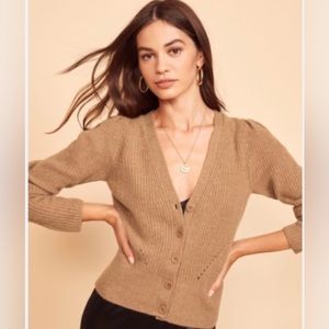 Reformation Cashmere Cardigan Sweater